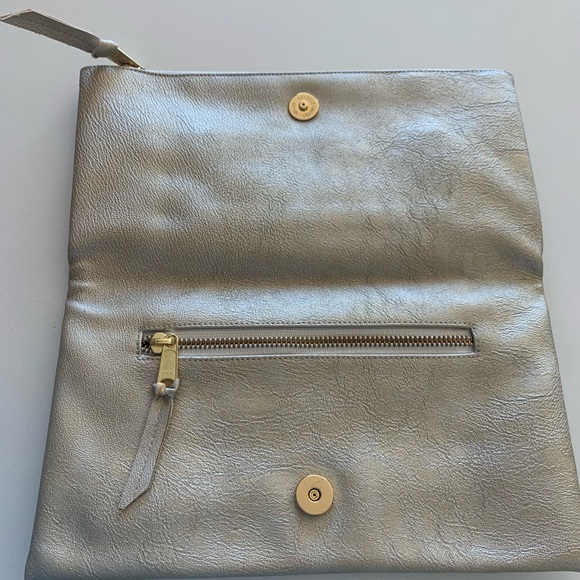 Stacy Kessler gold clutch new without tags - Picture 2 of 4